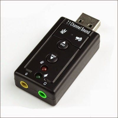 EXTERNAL SOUND CARD (7.1 CHANNEL)