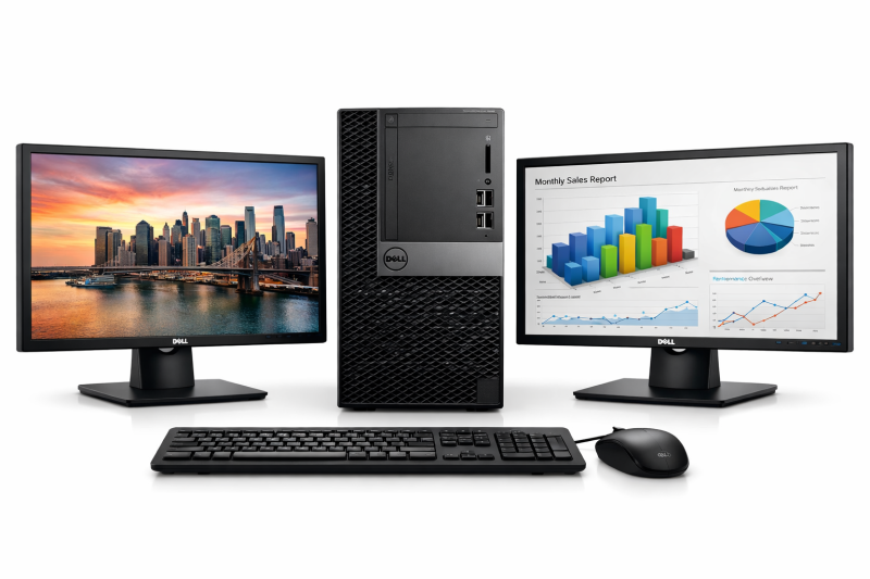 DELL 7TH GEN i5 8GB/1TB 3050/5050/7050 TOWER WITH FULL ACCESSORIES