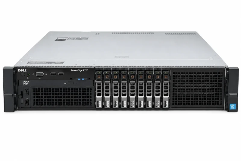 Dell PowerEdge R720 Xeon Processor 64gb Ram_3tb sas 2U Rack Server (12th Generation Dell Server) USED